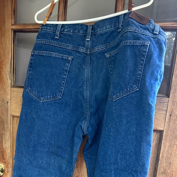 Men’s LL Bean Flannel Lined Jeans size 40x32 - Picture 5 of 5